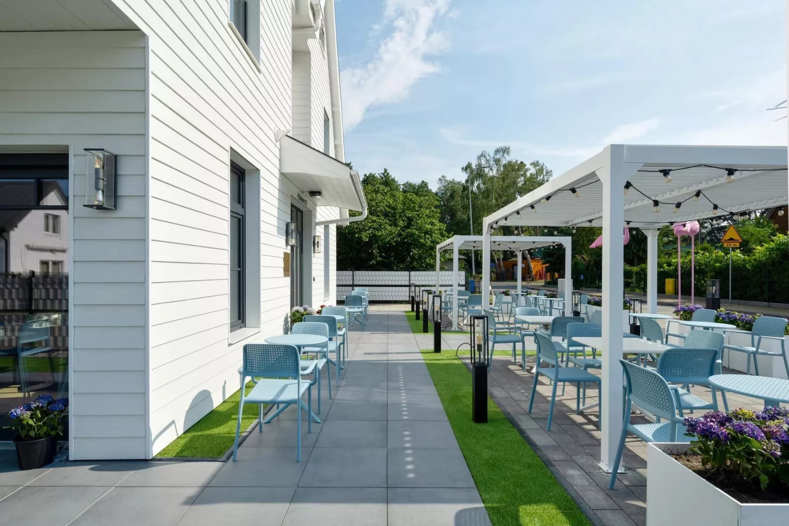 Apartament z tarasem na parterze-Parkfaciliteiten