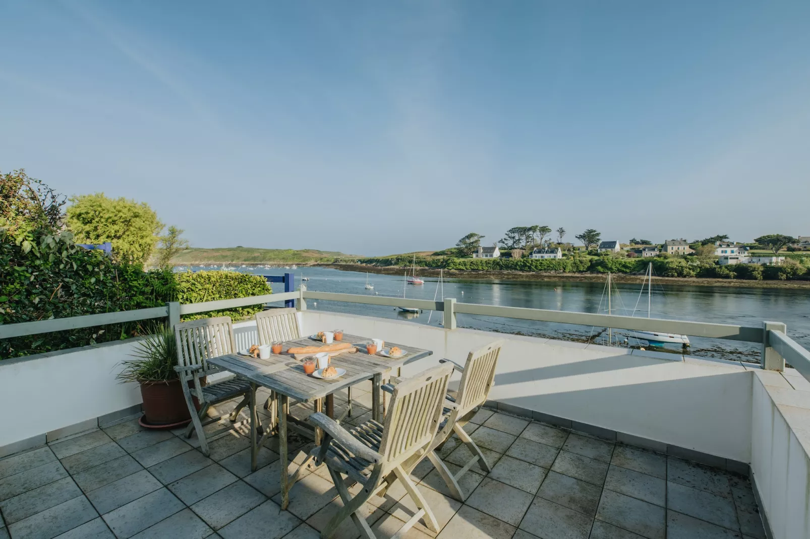 Maison de Vacances vue mer Le Conquet-Terrasbalkon