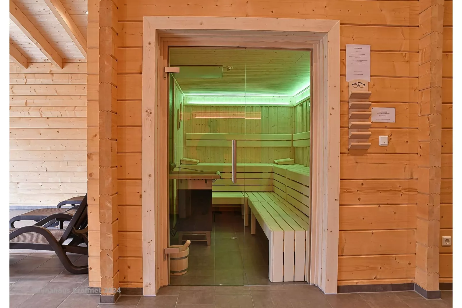 Ferienhaus in Hasselfelde - Haus 33 Blauvogel-Sauna