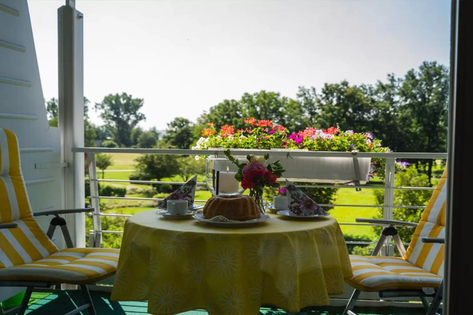 Haus am Kurpark - Studio 1 OG-Terrasbalkon