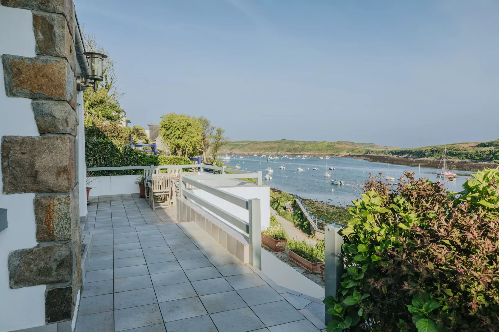 Maison de Vacances vue mer Le Conquet-Uitzicht zomer