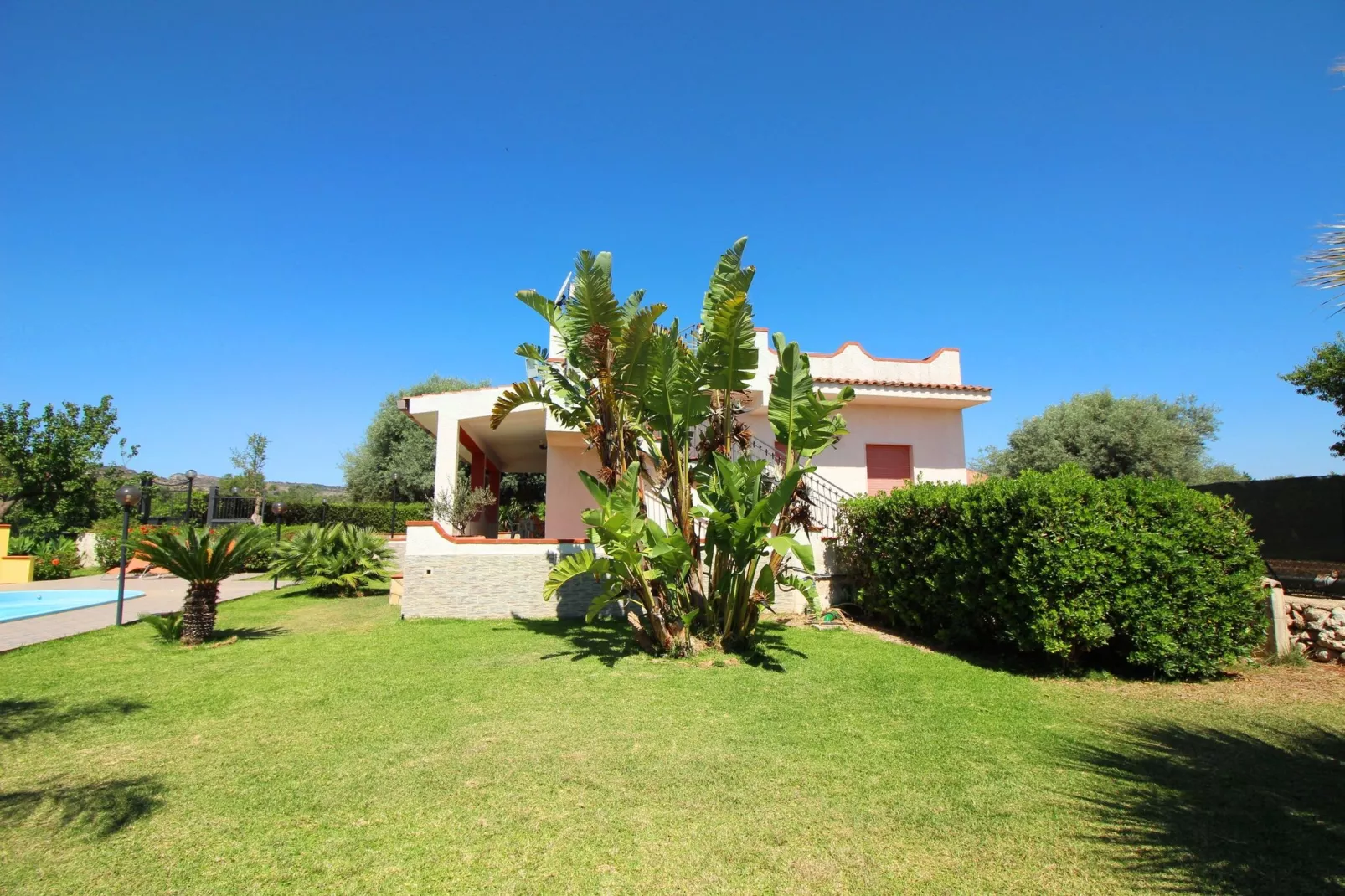 Villa Floridia Siracusa-Tuinen zomer