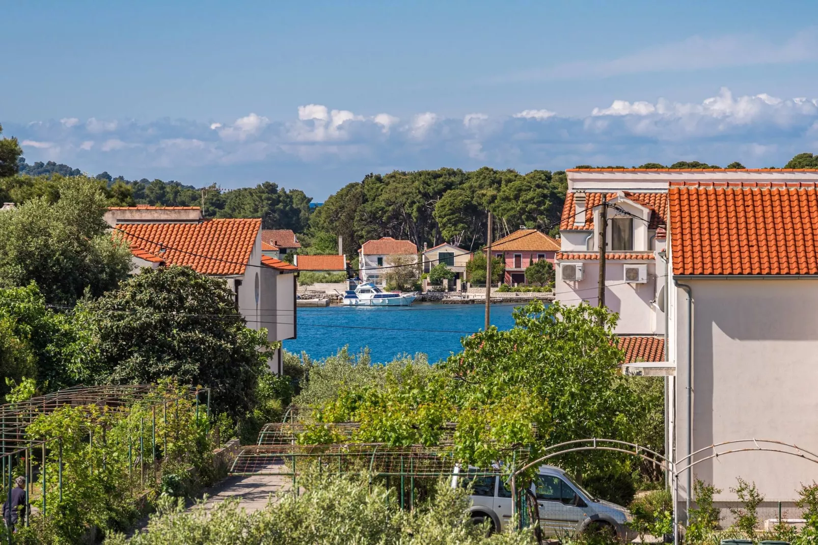 Apartments Nena - Apartment Paola A2-Uitzicht zomer