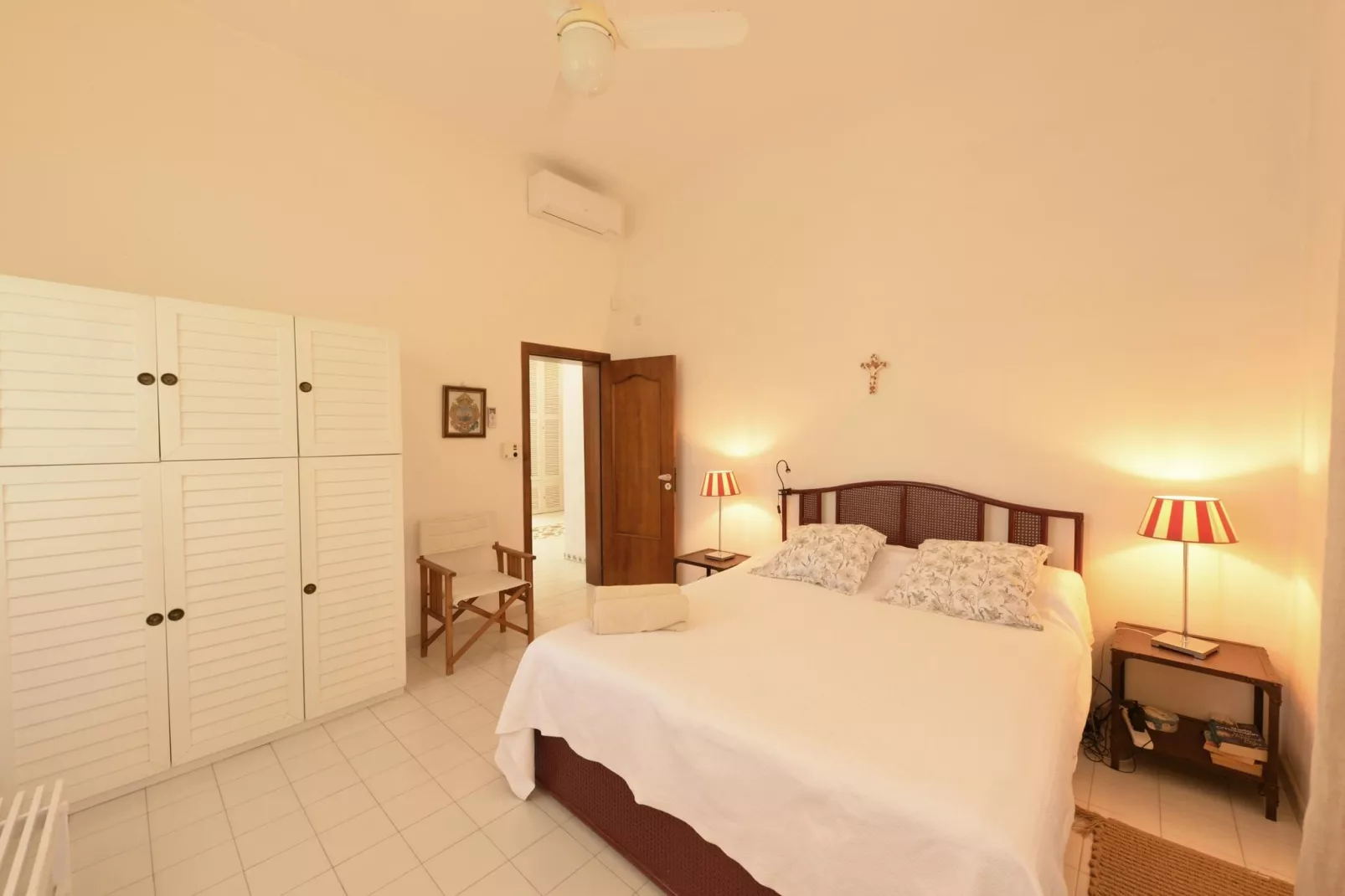Villa AcquaDiMare direkt am Meer in Fontane Bianche-Slaapkamer