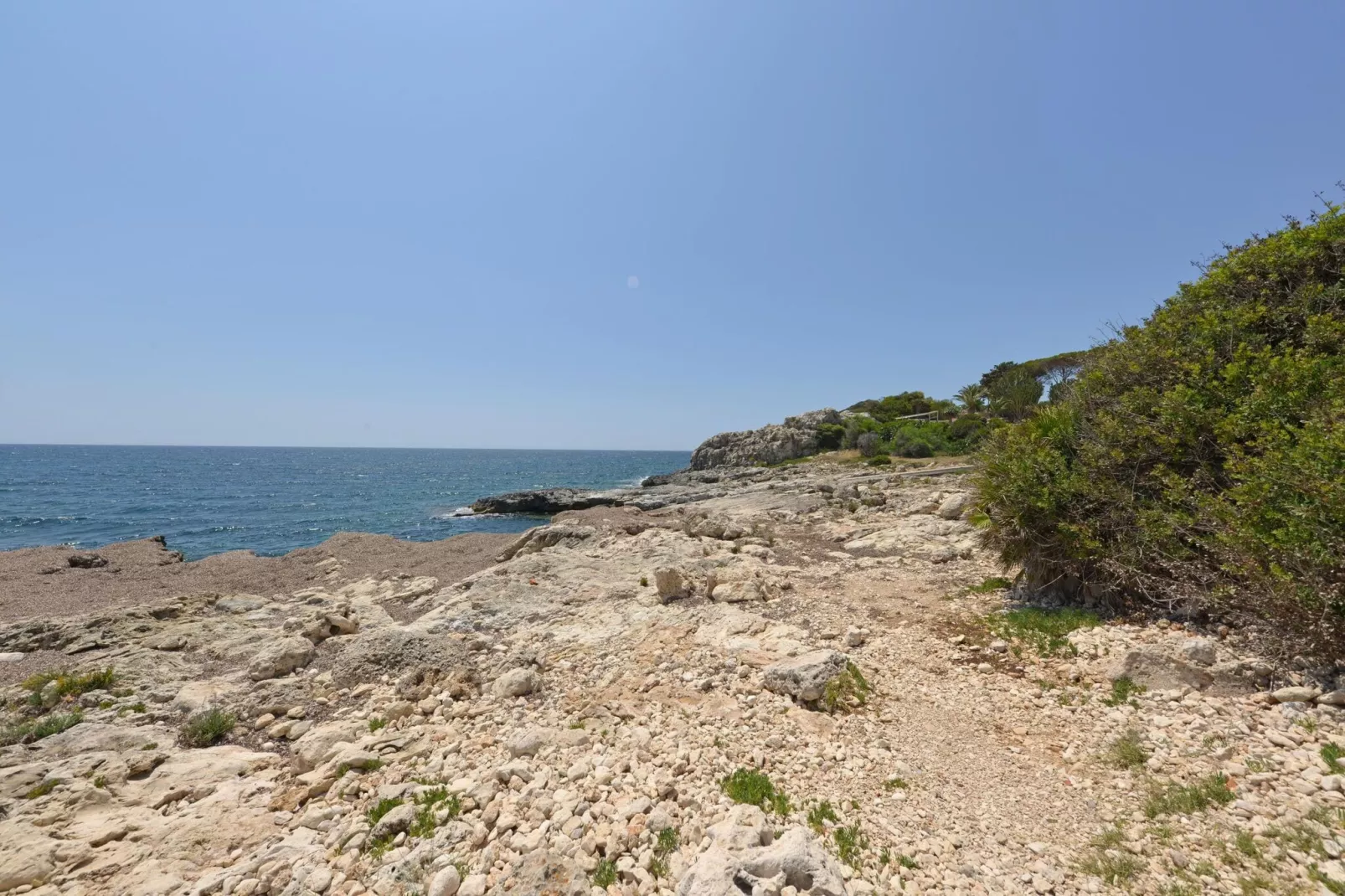 Villa AcquaDiMare direkt am Meer in Fontane Bianche-Uitzicht zomer