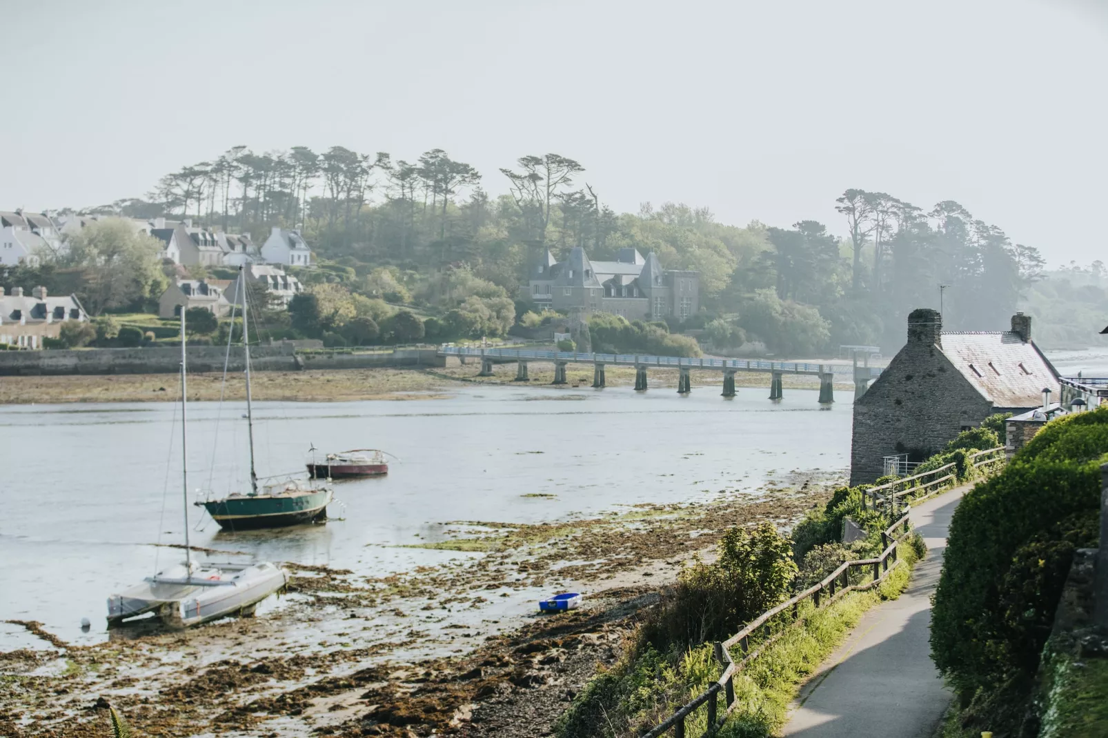 Maison de Vacances vue mer Le Conquet-Uitzicht zomer
