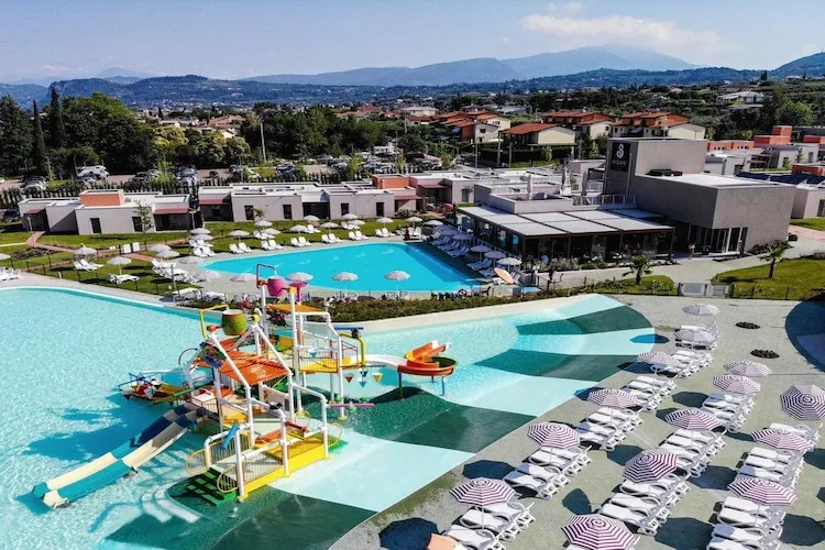 Sisan Family Resort Cisano di Bardolino - App 3 pax-Zwembad