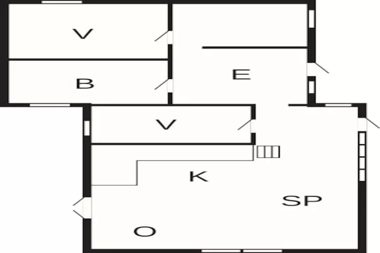 Idyllisch strandverblijf in Albaek - Plattegrond