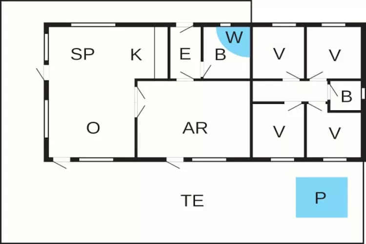 10 persoons vakantie huis in Ansager - Plattegrond