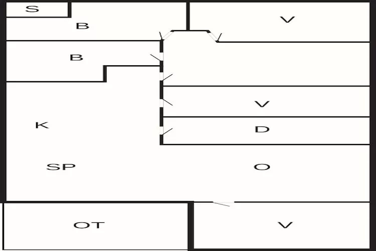 6 persoons vakantie huis in Jerup - Plattegrond