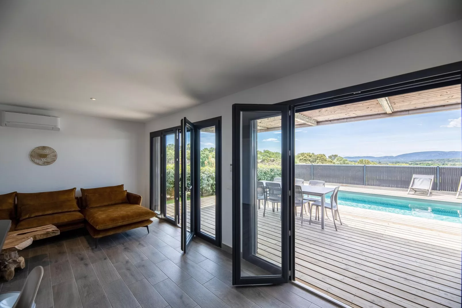 Residence Les Terrasses d'Arsella Porto Vecchio - M58 - house 4 bedrooms 8 pers private pool-Woonkamer