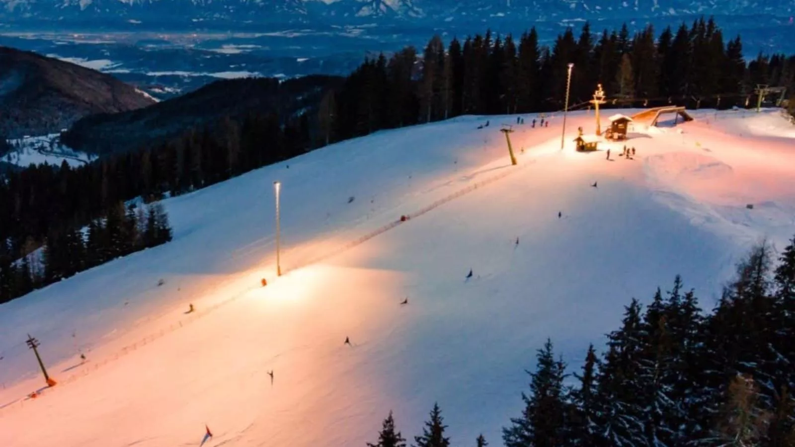 Karawankenpanorama - Gebied winter 20km