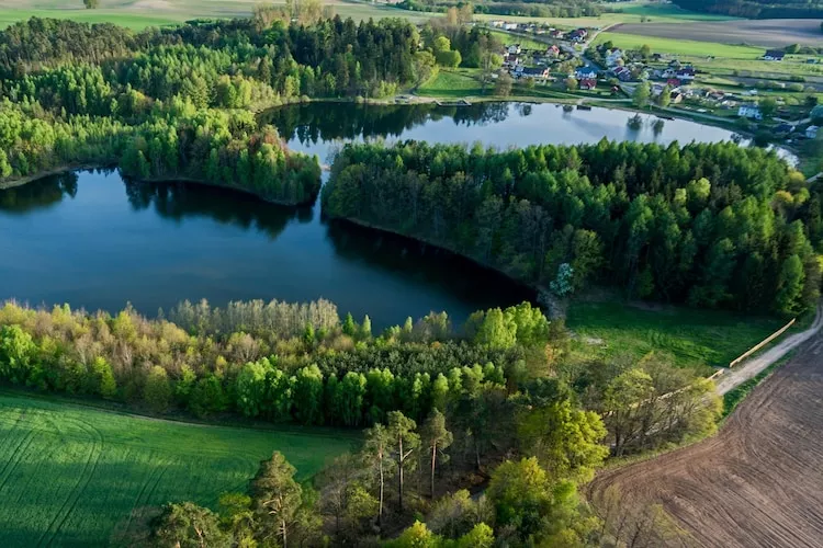 Domki letniskowe Dąbie-Gebieden zomer 1km
