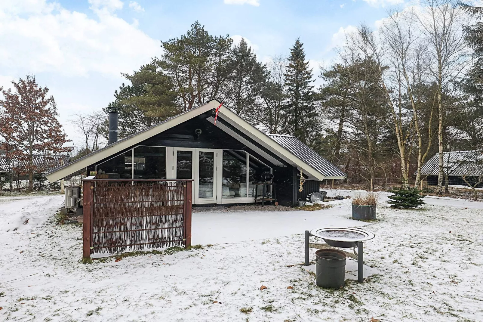 Vakantiehuis bij vismeer-Uitzicht