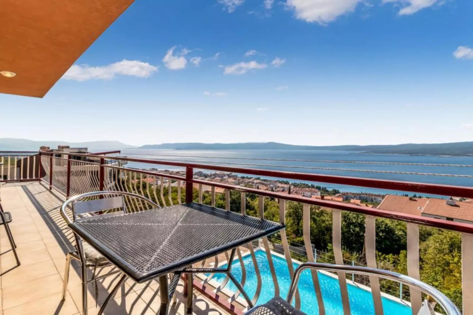 Apartments Panorama - Two Bedroom Apartment with  Terrace and Sea View (1)-Terrasbalkon