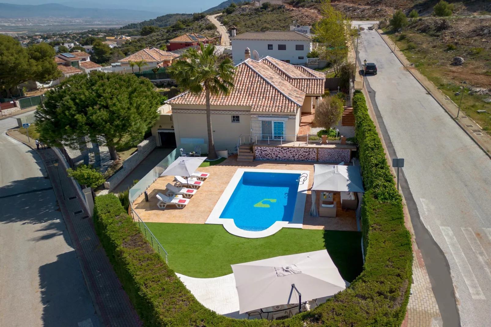 Casa de la Frontera-Gebieden zomer 1km