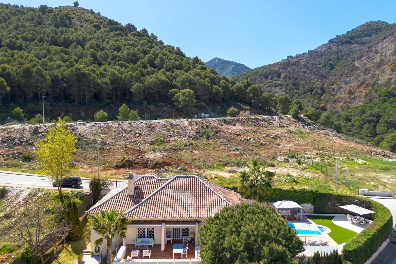 Casa de la Frontera-Gebieden zomer 1km