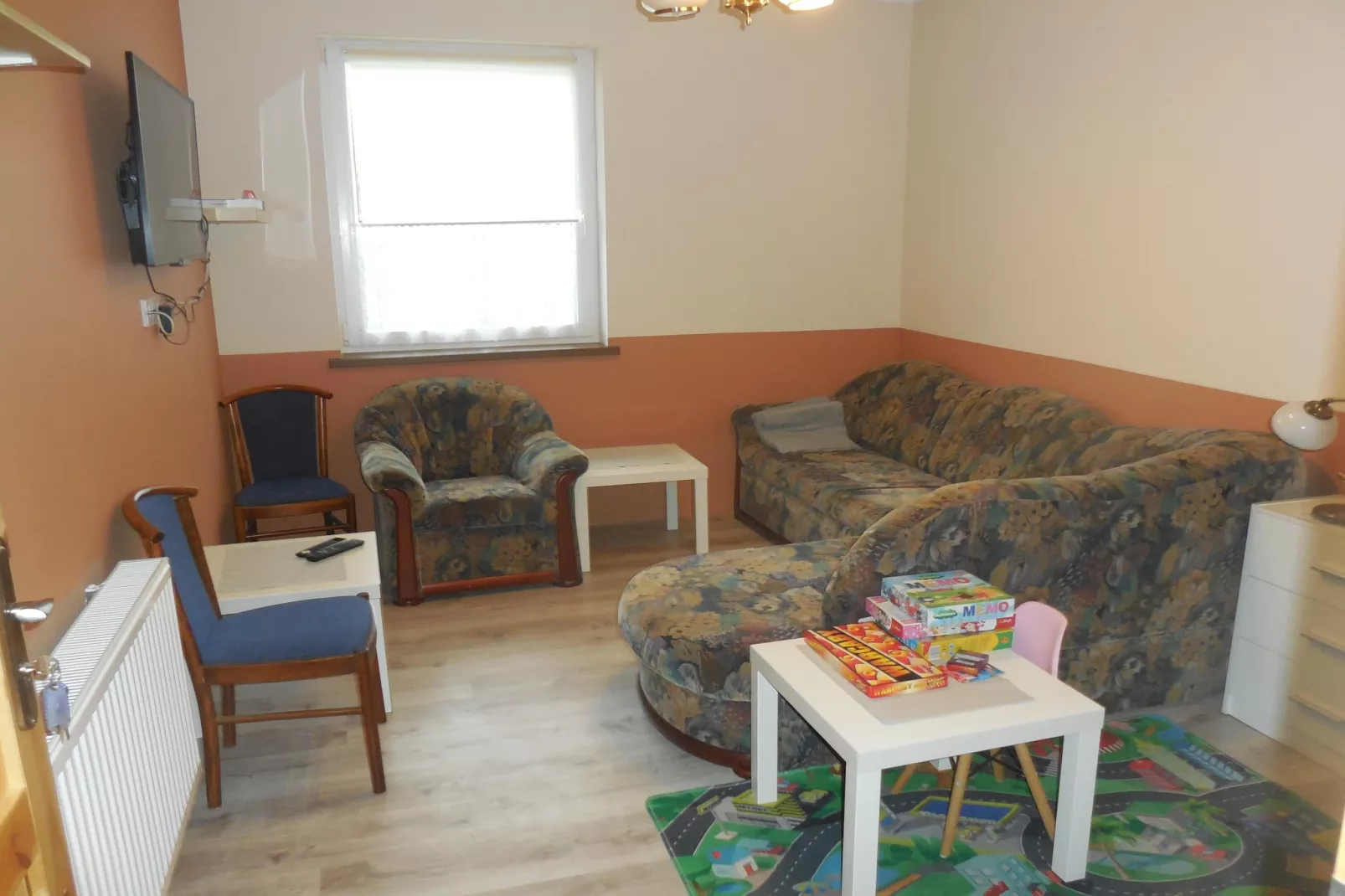 Semi-detached big house in Kolczewo close to the lake-Woonkamer