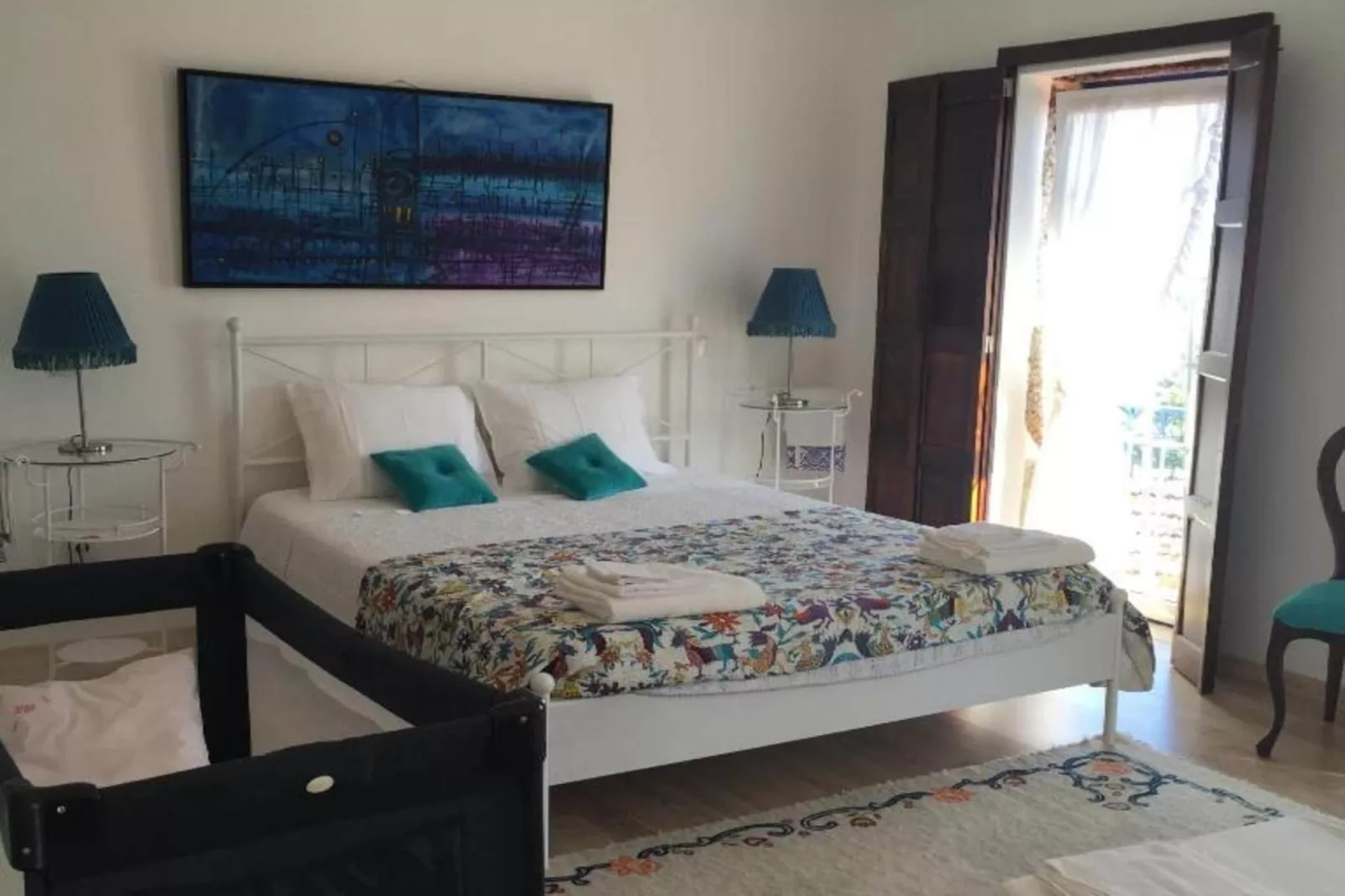 Casa da Ventozella/Suite with Hydromassage Shower-Slaapkamer