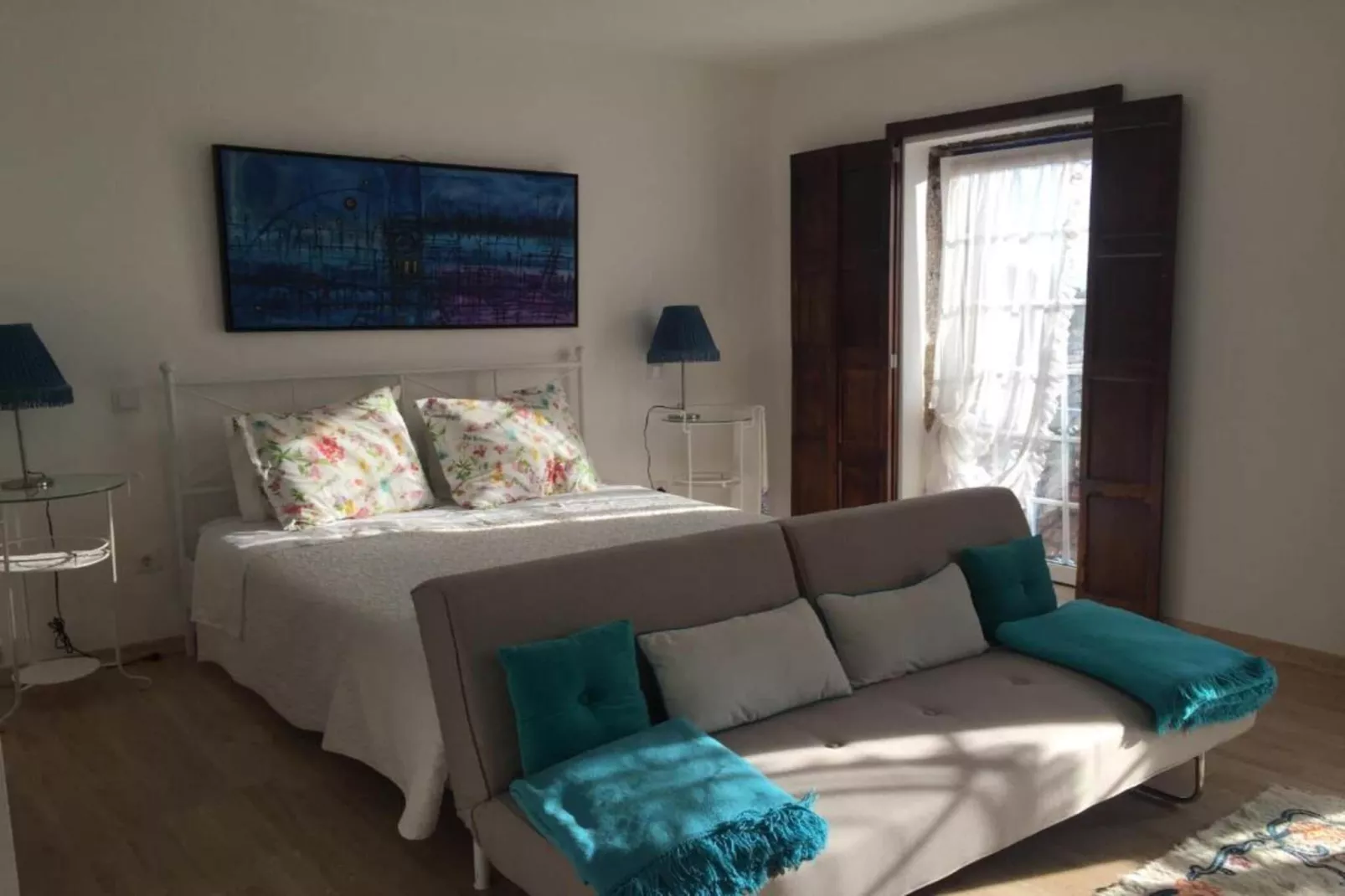 Casa da Ventozella/Suite with Hydromassage Shower-Slaapkamer