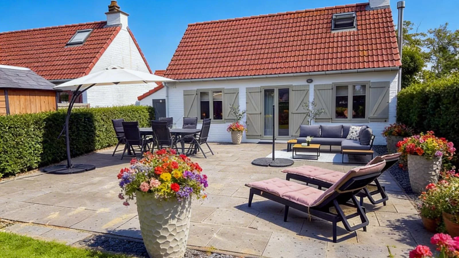 Villa Belle Haan-Tuinen zomer