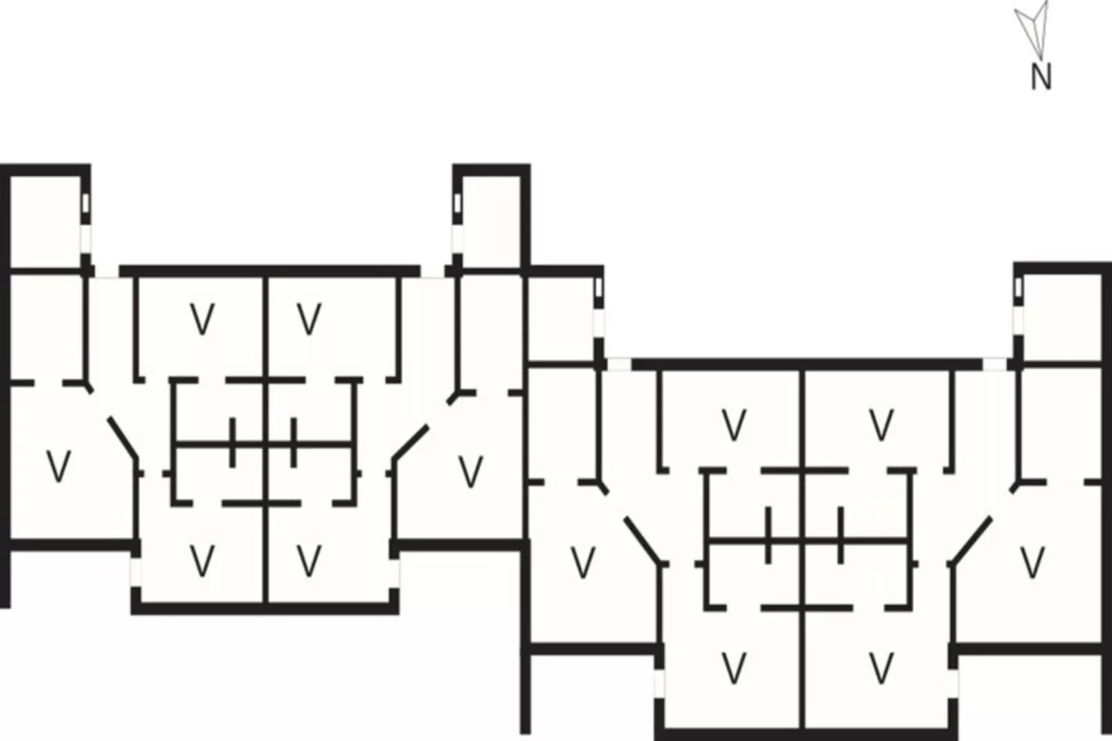 Business dobbeltværelse-Plattegrond