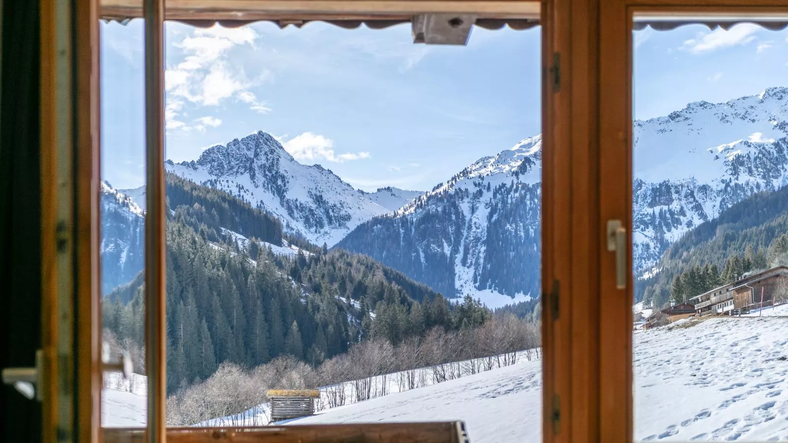 Hacklerhof Top 2 und 3 - Uitzicht winter