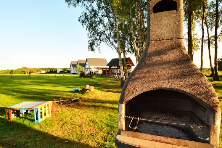 Piętrowy dom wakacyjny z tarasem 40 m2 dla 4 osób Jarosławiec-Tuinen zomer