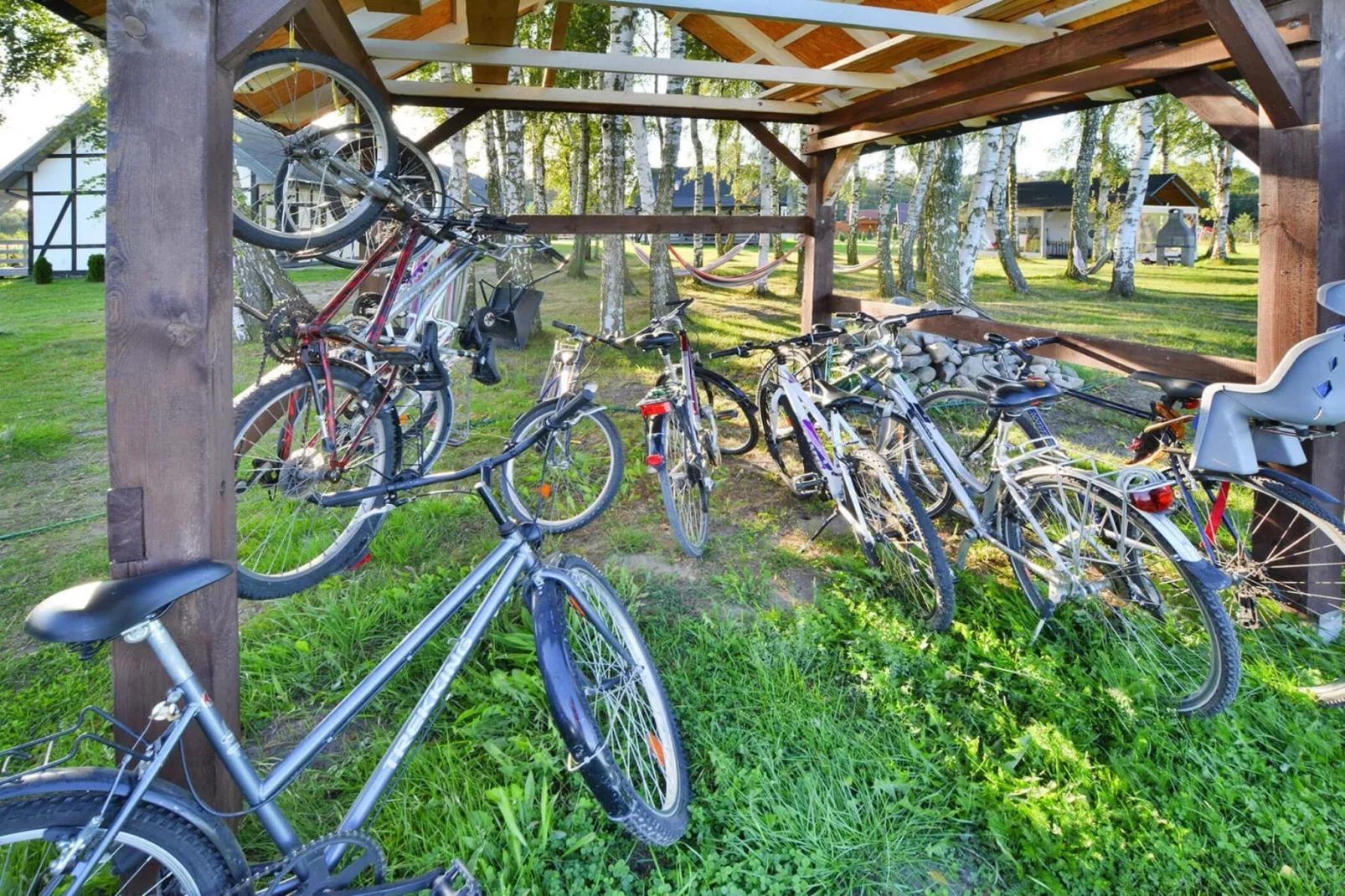 Domki Pani Marii 50 m2 dla 5 osób Jarosławiec-Parkfaciliteiten