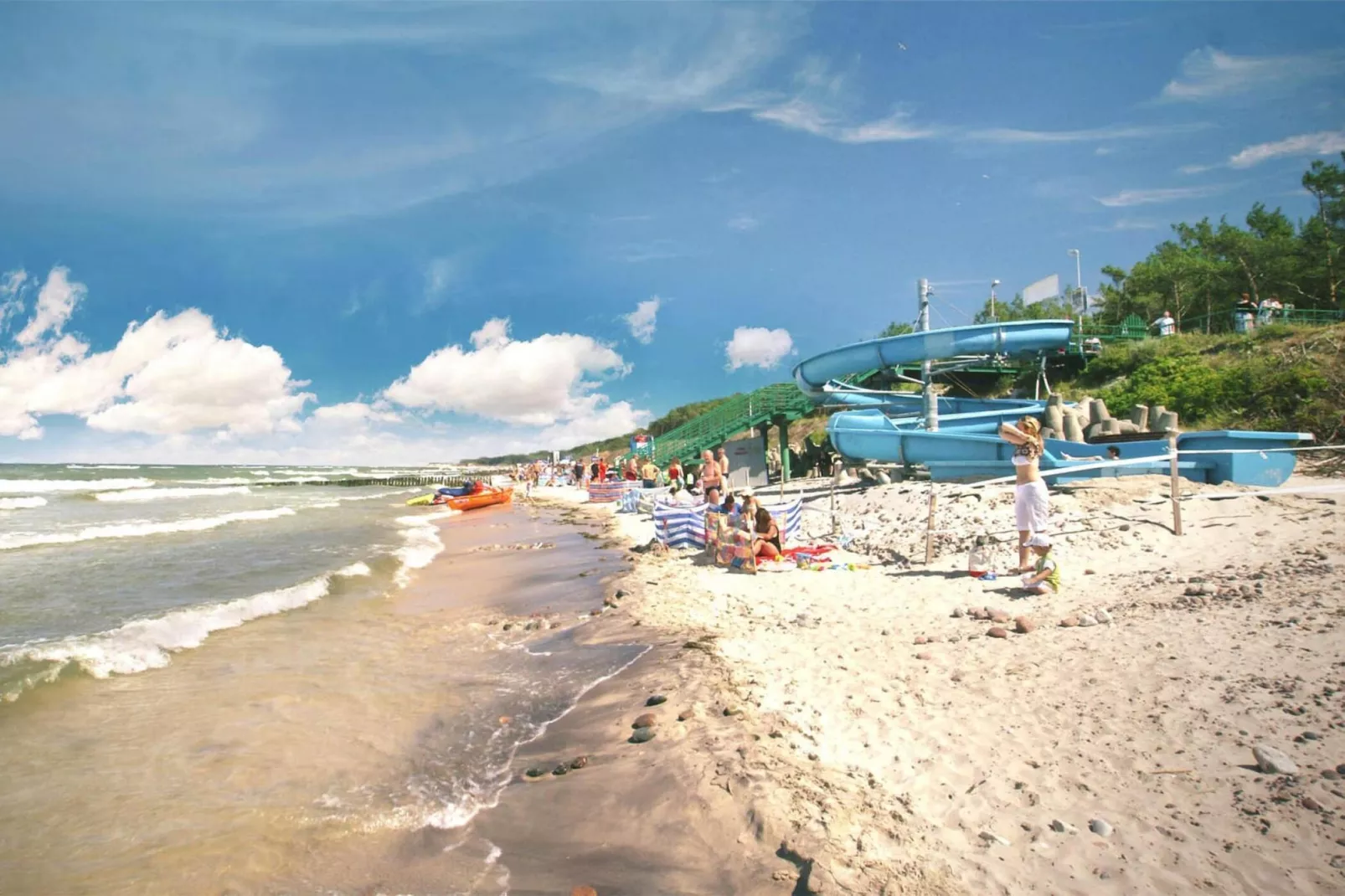 Domki Pani Marii 50 m2 dla 5 osób Jarosławiec-Gebieden zomer 20km