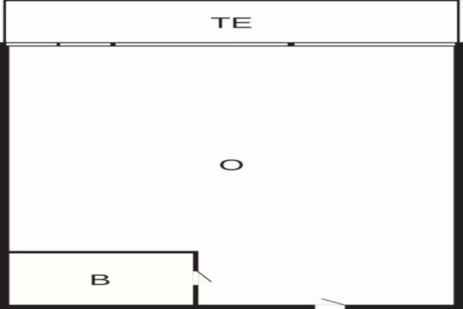 1 roomView couGFloor/1floorPrem-Plattegrond