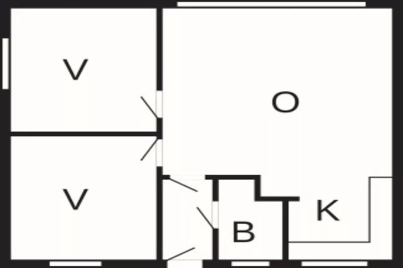 3 room - Plattegrond