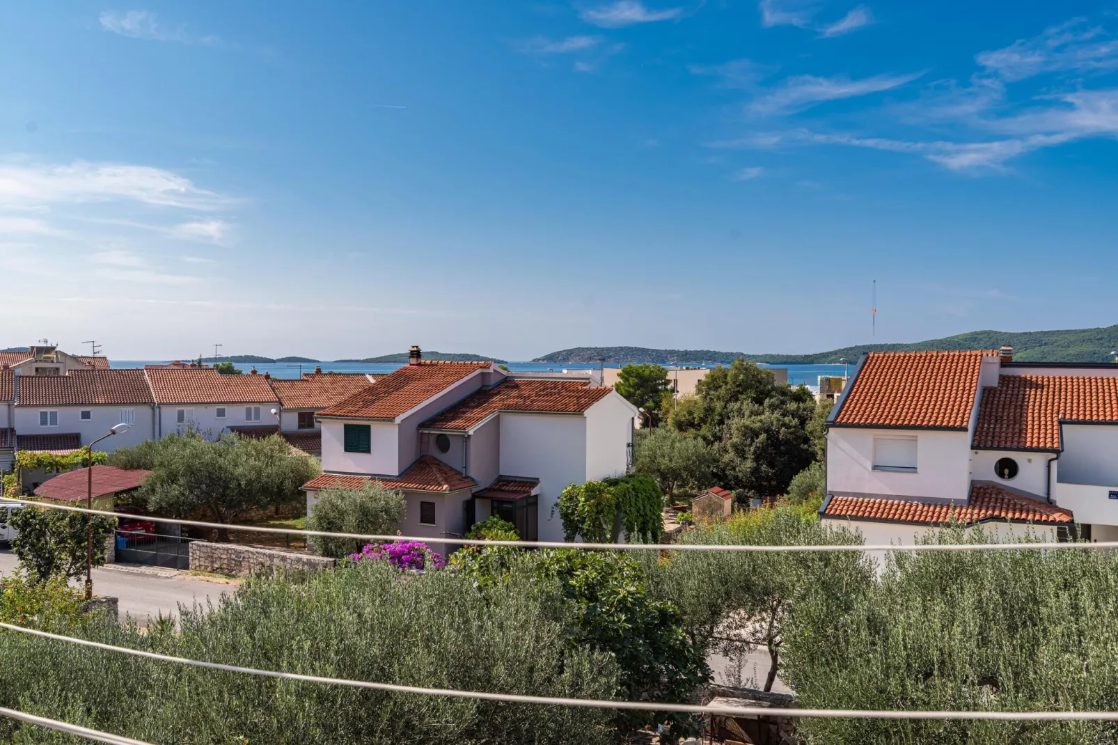 Apartments Bruna - one bedroom apartment A1 - Uitzicht zomer