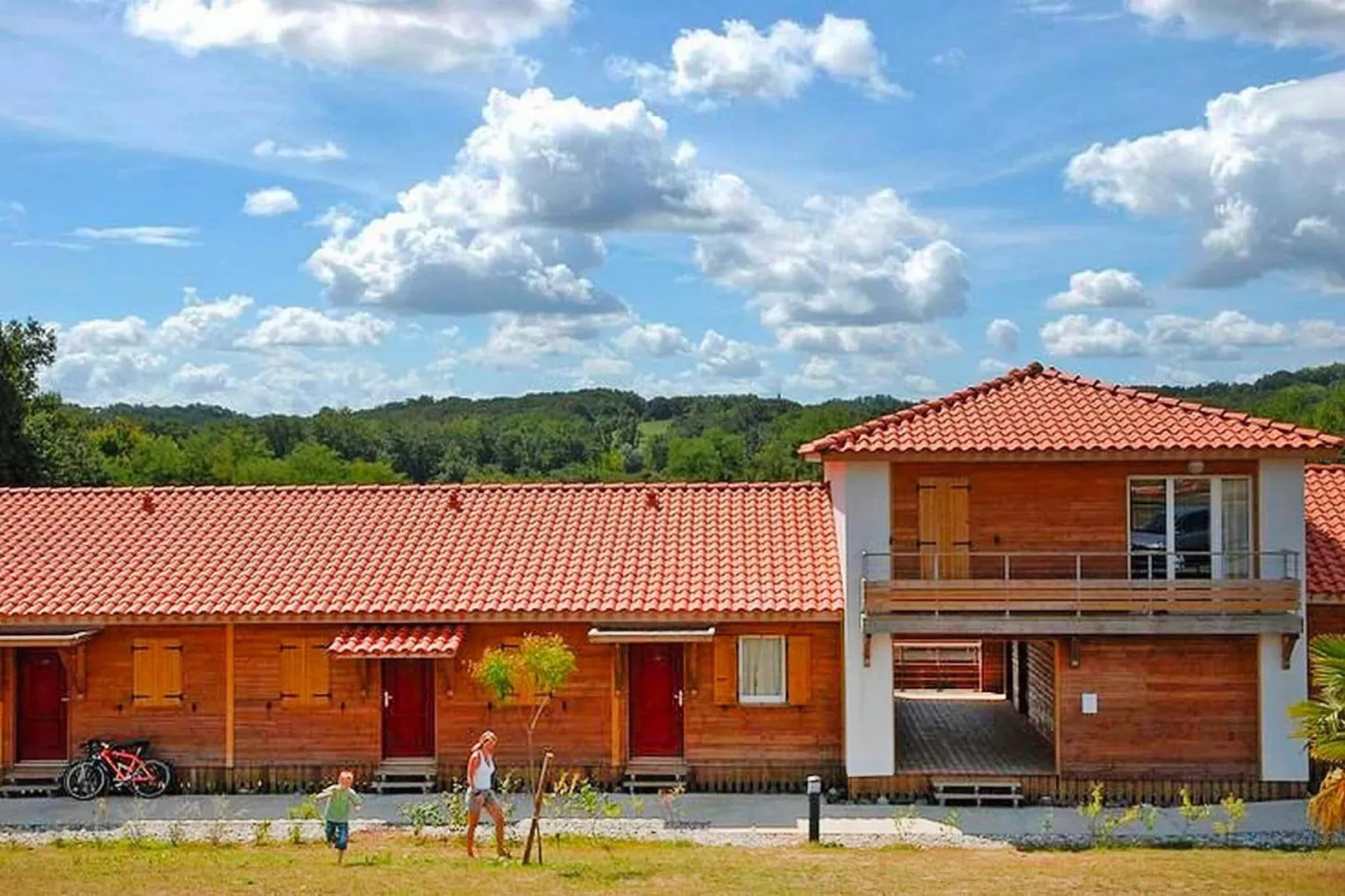 Residence Les Hameaux de la Chalosse Cassen // 3pcs 6 pers-Buitenkant zomer