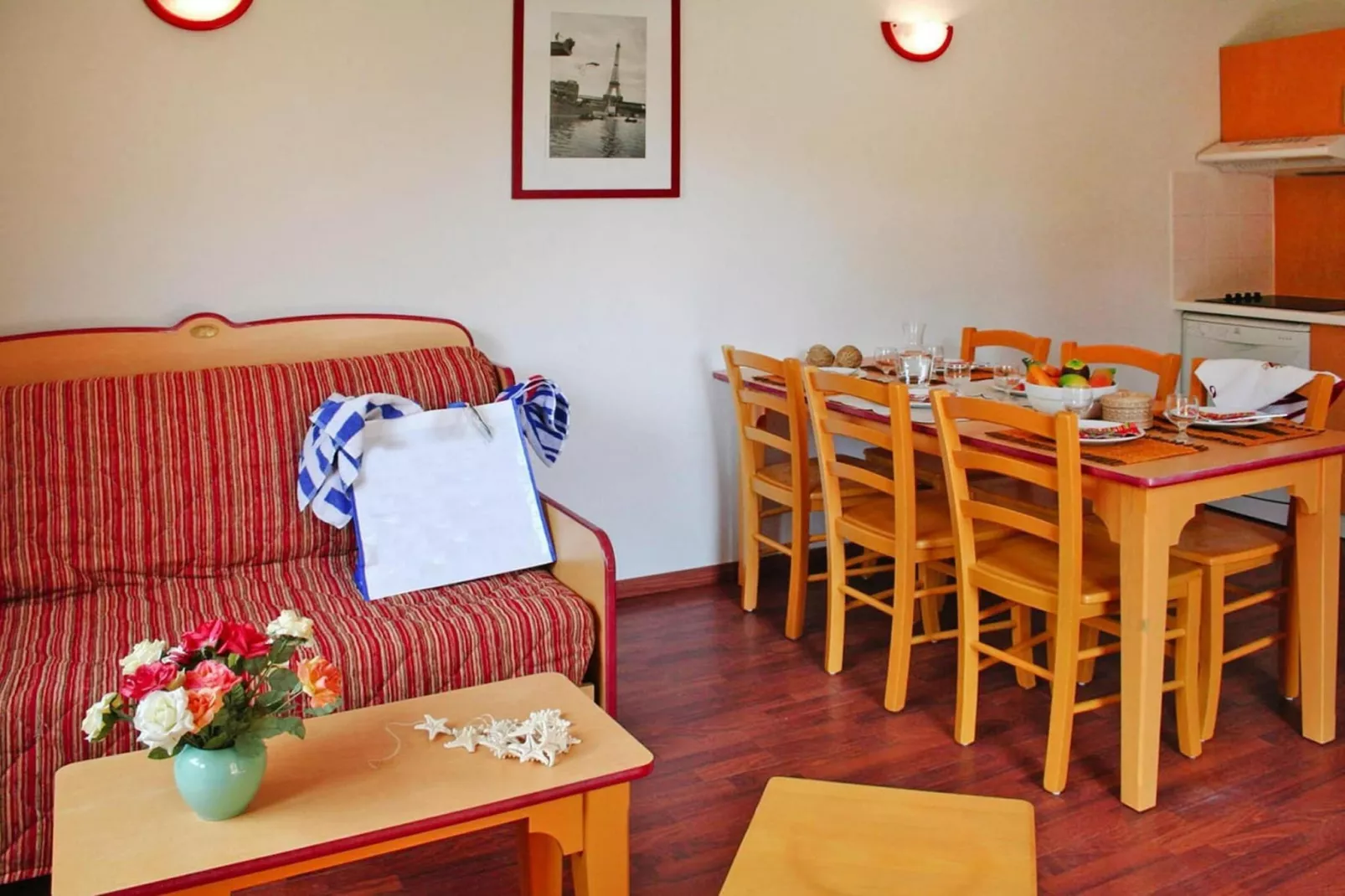 Residence Les Hameaux de la Chalosse Cassen // 3pcs 6 pers-Eetkamer