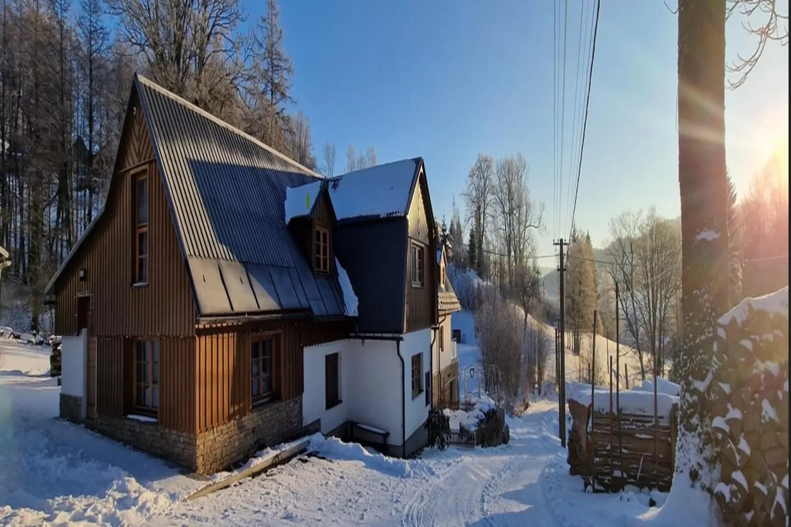 Vysoke nad Jizerou KDS007 - Uitzicht winter