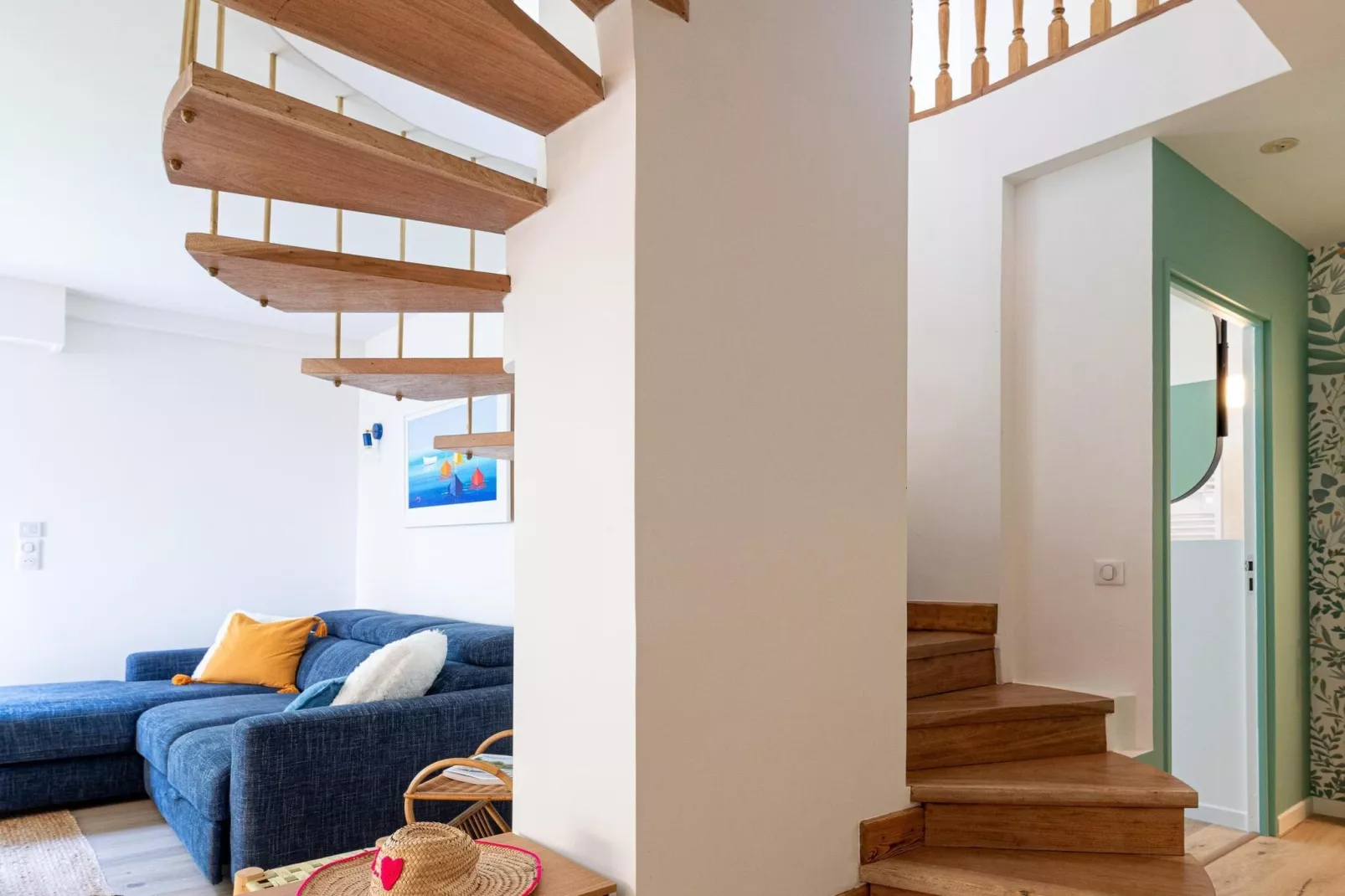 Duplex haut standing vue mer et forêt - Woonkamer