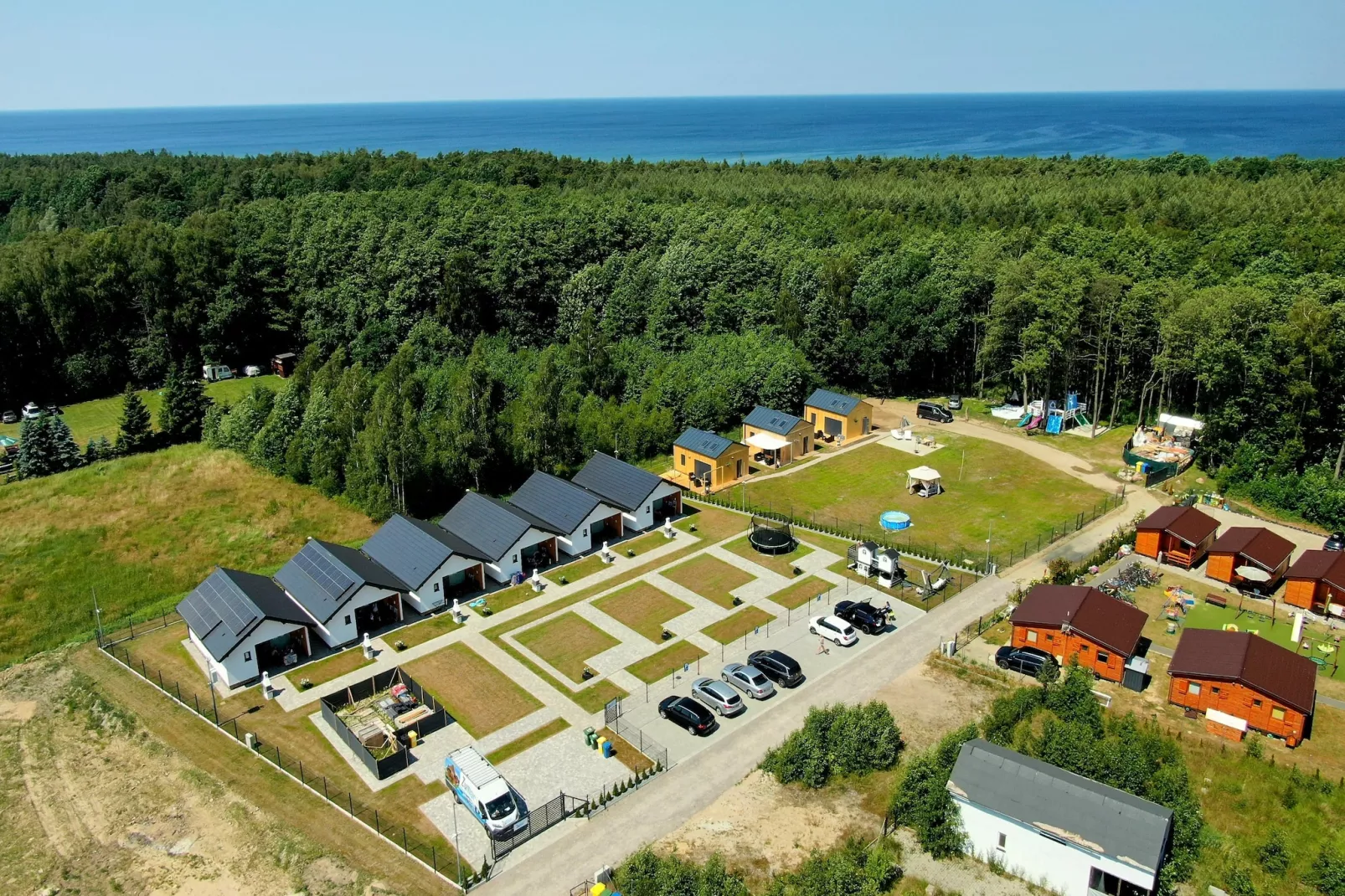 Skandynawskie domki letniskowe dla 4 osób Wicie-Buitenlucht