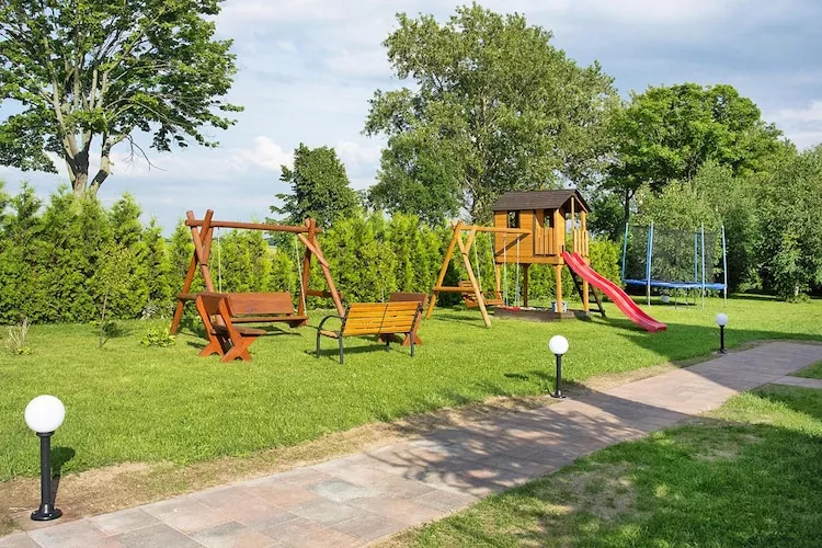 Domki wakacyjne z basenem i jacuzzi Osieki-Tuinen zomer