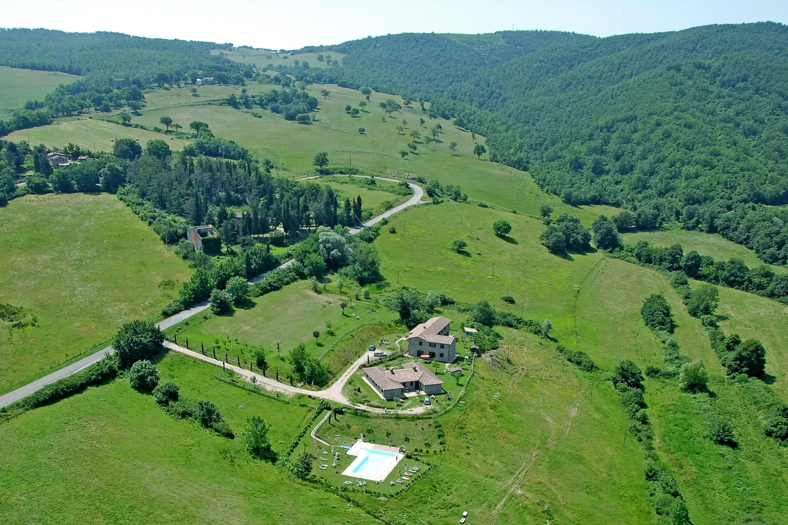 Nerone-Gebieden zomer 1km