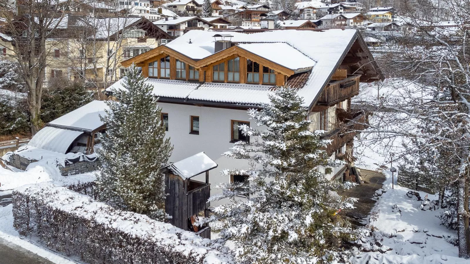 Appartementkombination Brixnerwirt I II III und IV - Exterieur winter