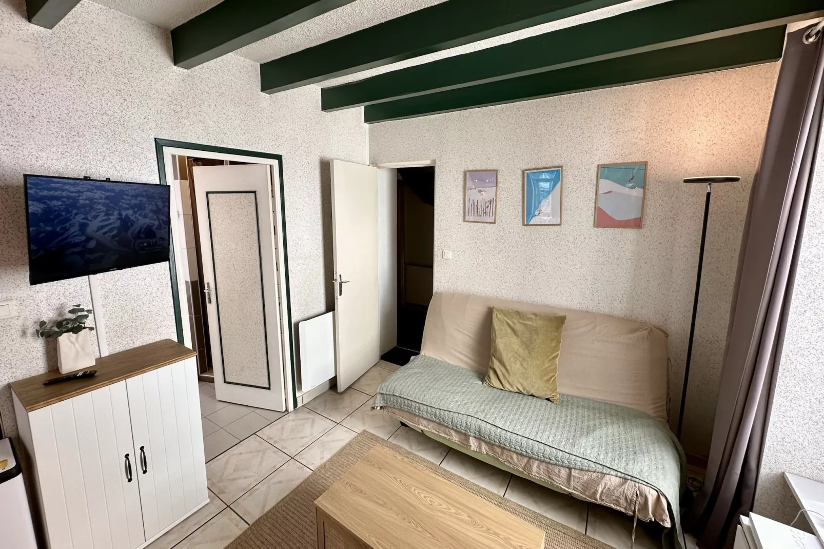 T3 Montlosier Le Mont Dore 5/7 pers-Woonkamer