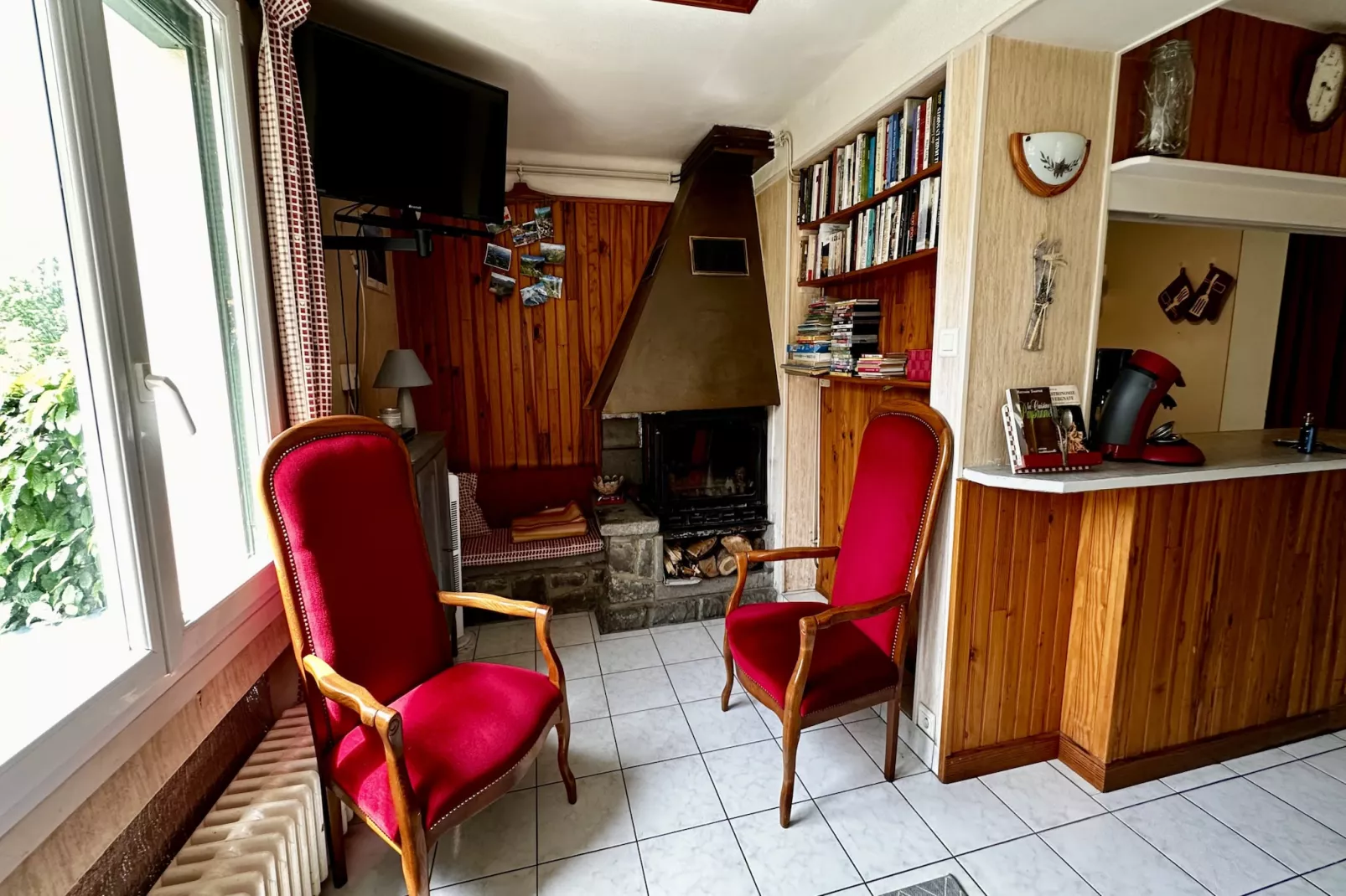 Maison Le Barbier - 10 pers - Woonkamer