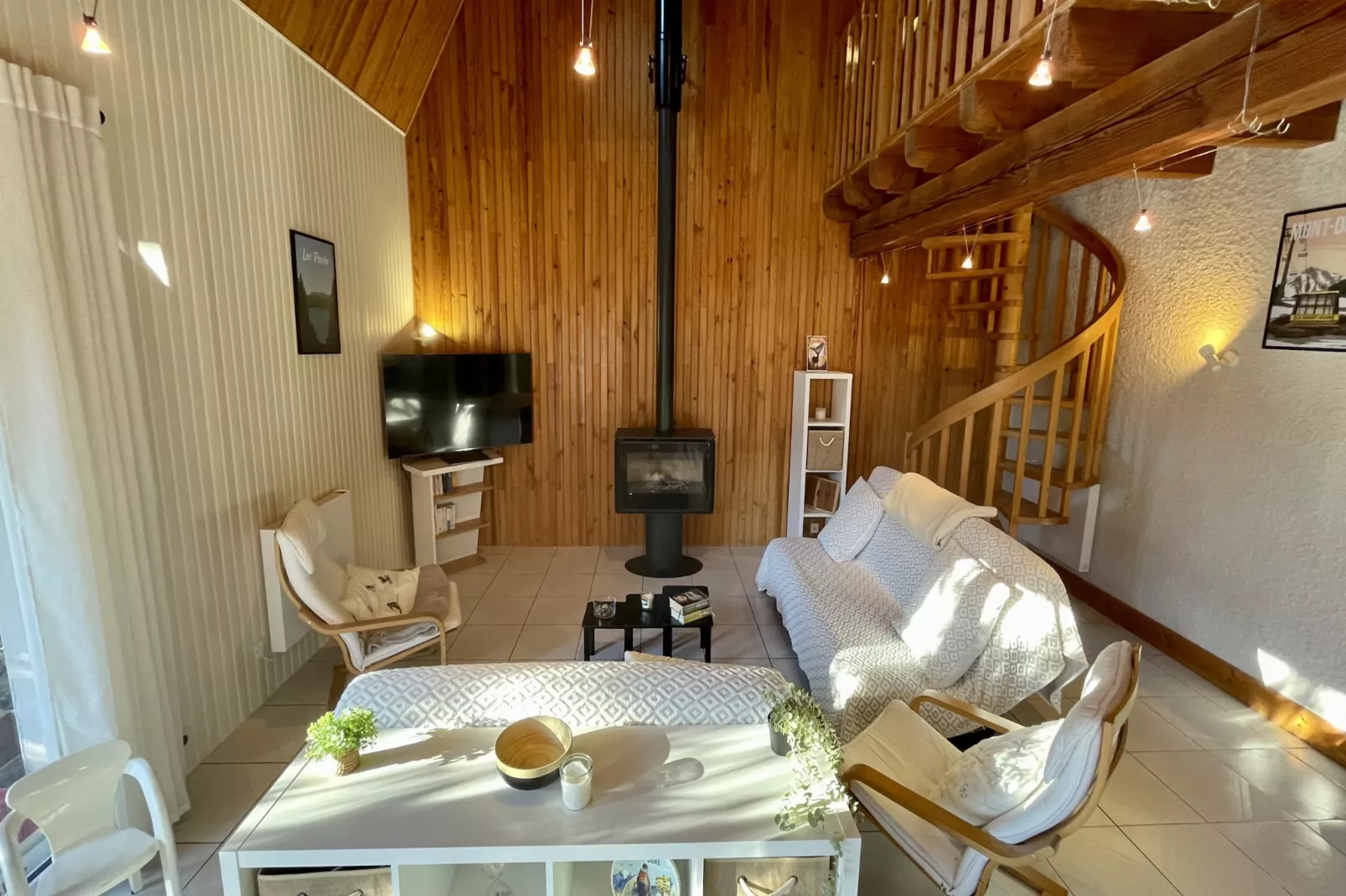 Le Joli Cedre Le Mont Dore-Woonkamer