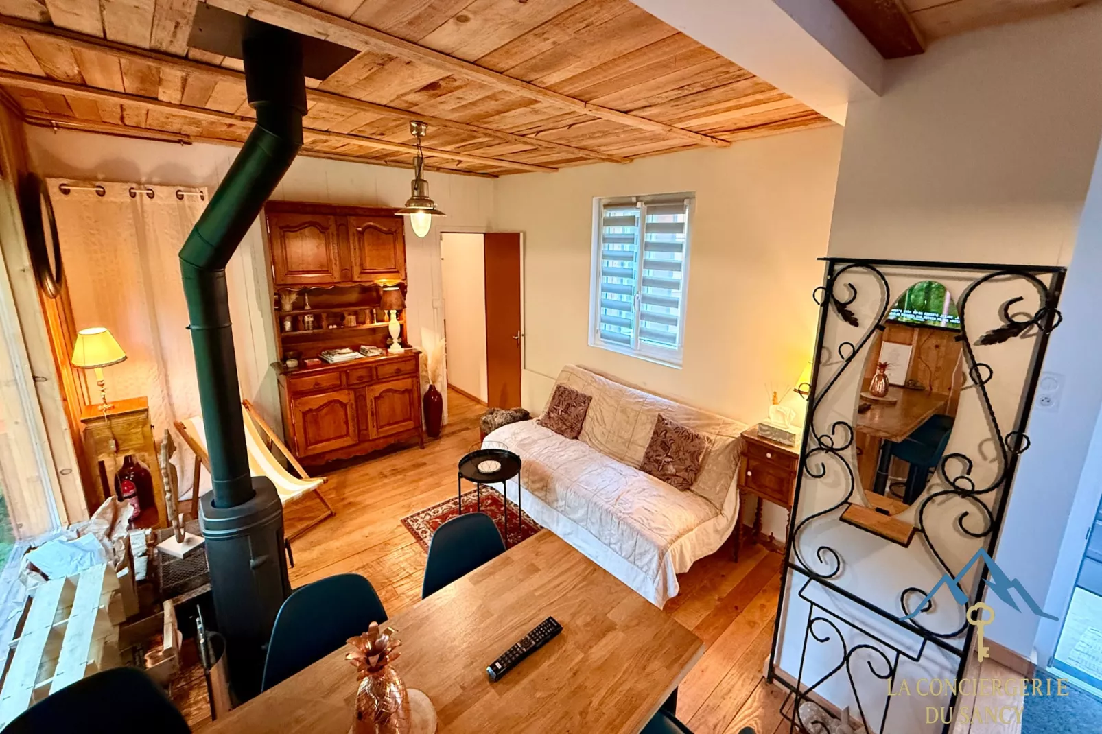 La Maison du Trappeur Le Mont Dore-Woonkamer