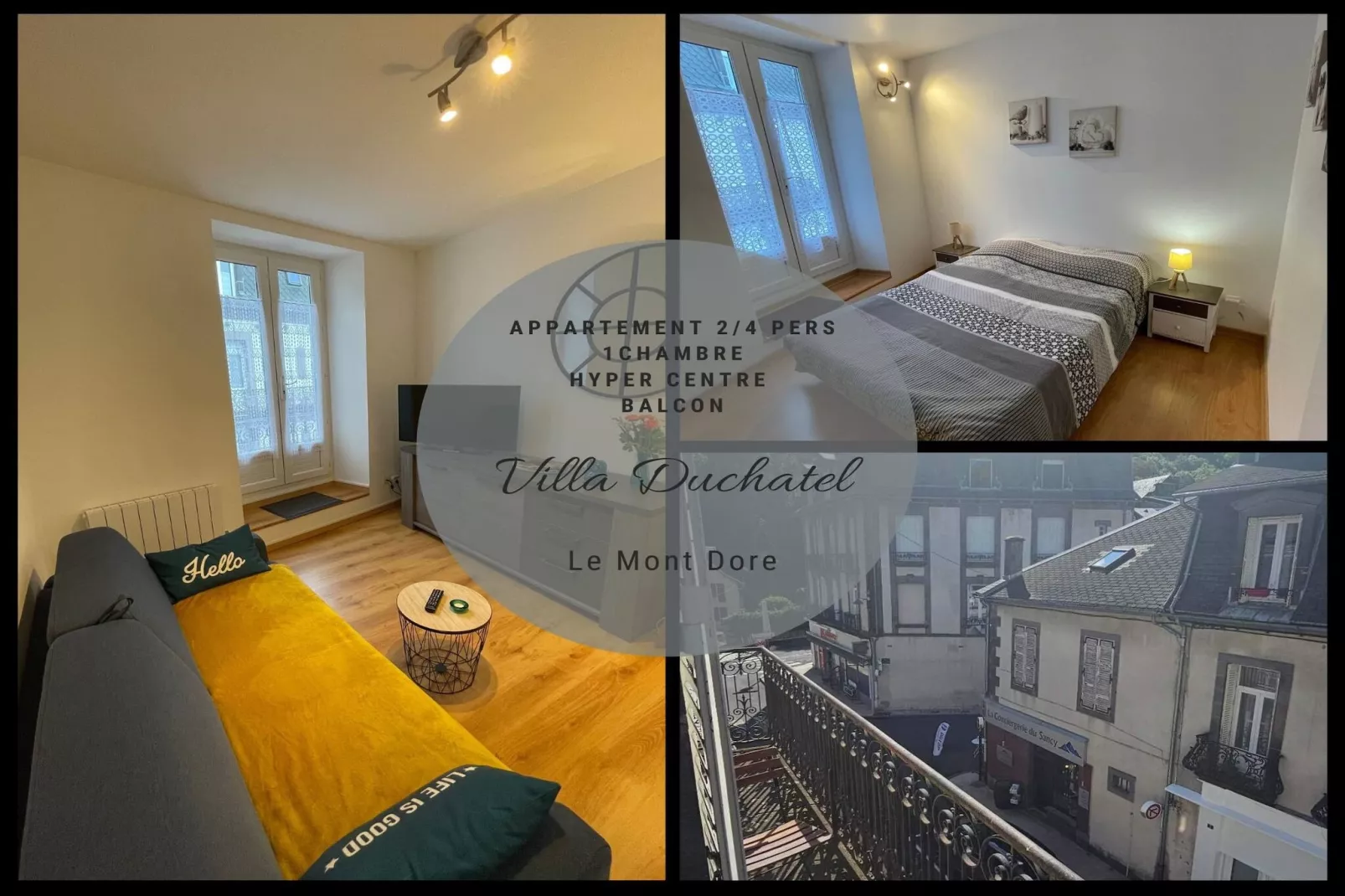 Villa Duchatel - Le Mont Dore 2/4 pers - Woonkamer