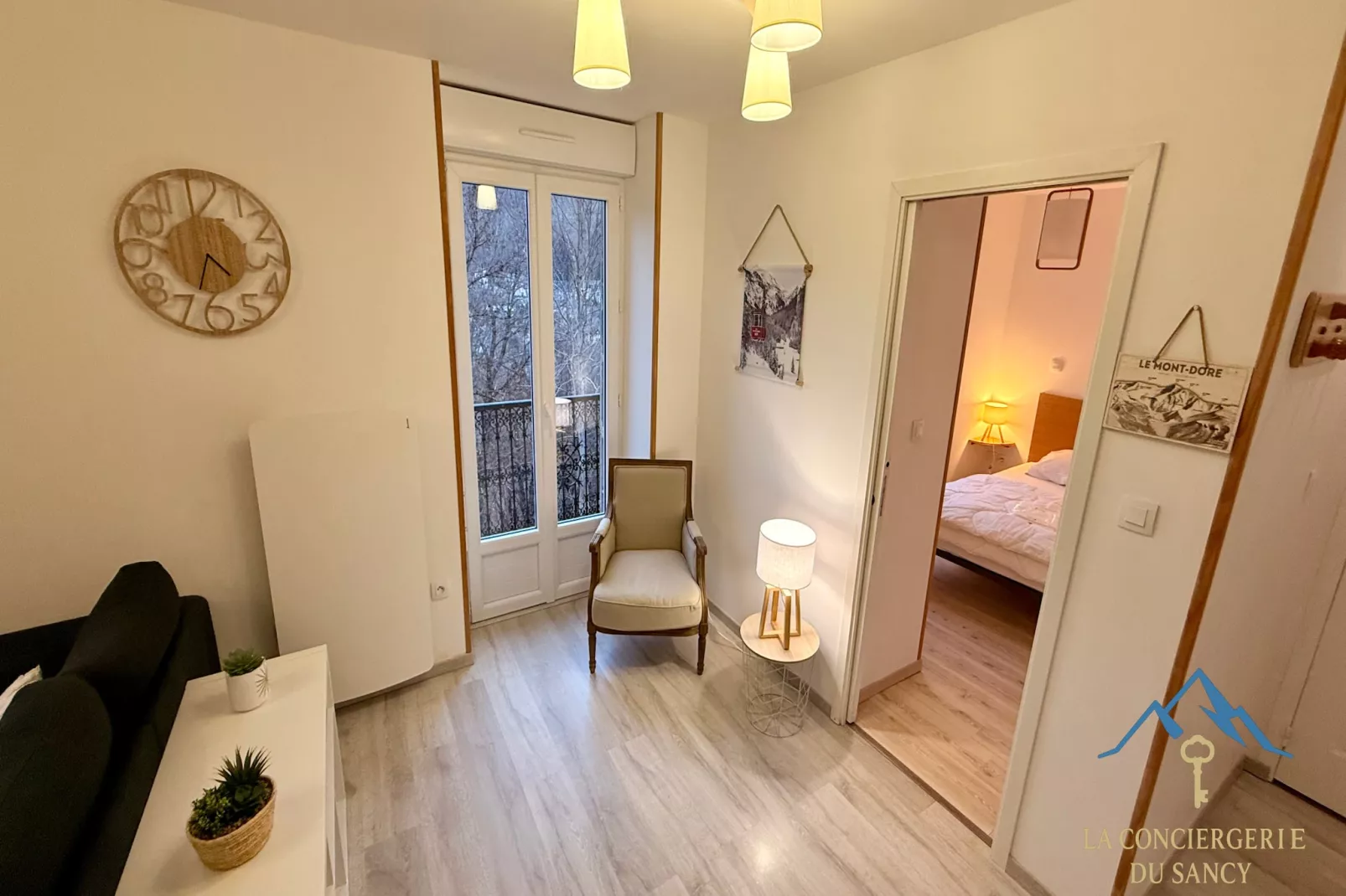 Le Capucine 4 Le Mont Dore 4/6 pers - Woonkamer