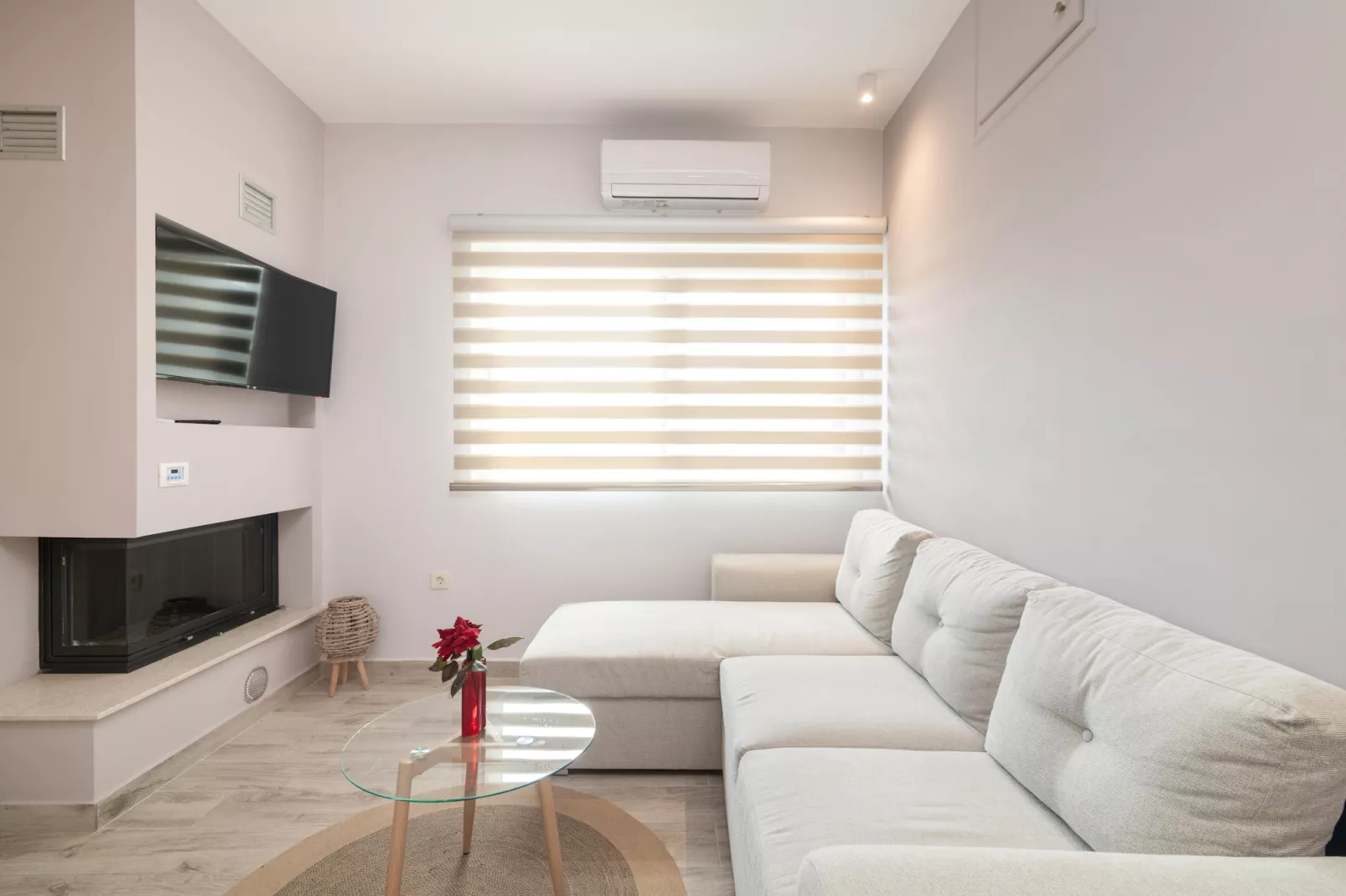 Andriana´s holiday apartments- 3 BR-Woonkamer