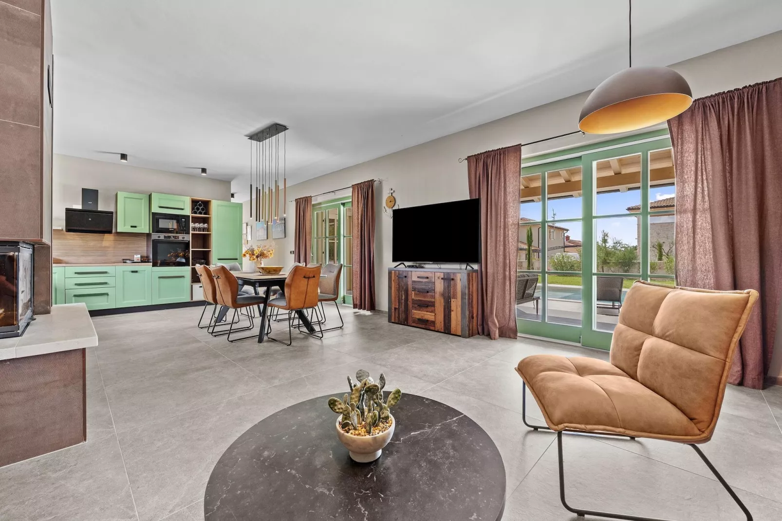 Villa Lunistra-Woonkamer