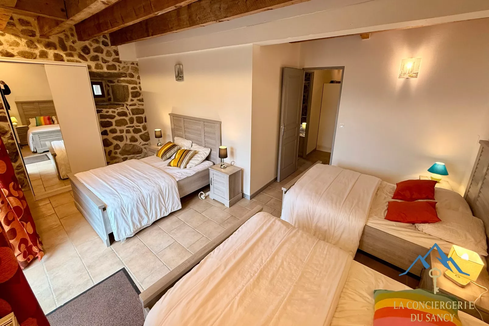 La Grange BOREL 12 pers Murat Le Quaire - Slaapkamer